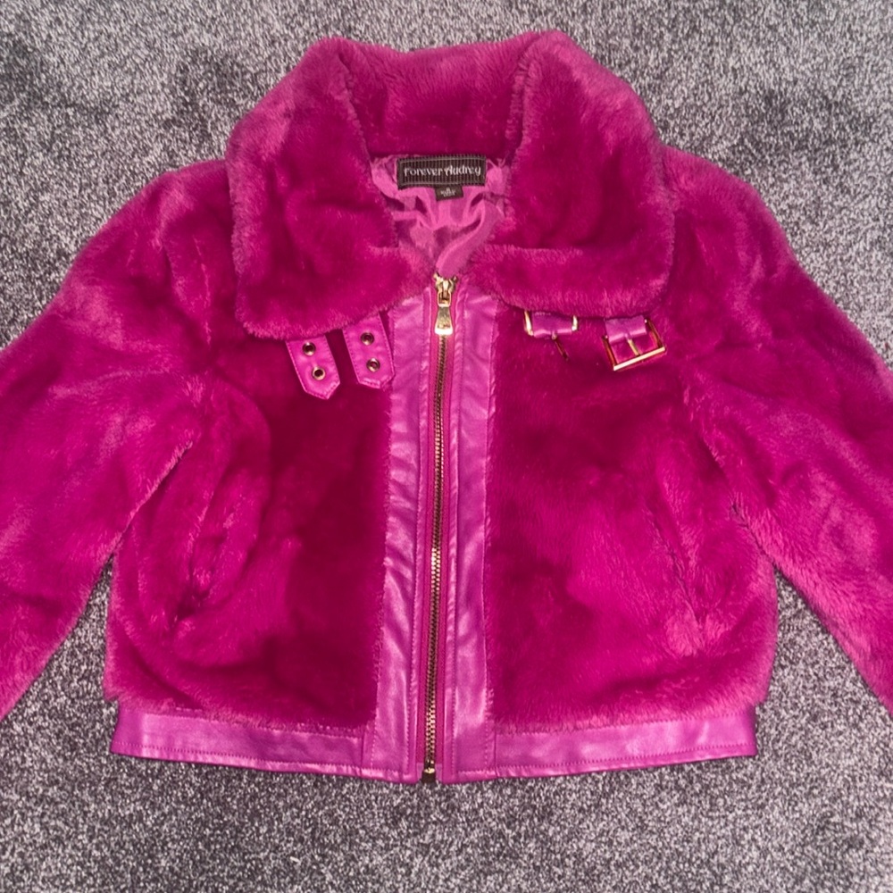 Fuchisa faux jacket